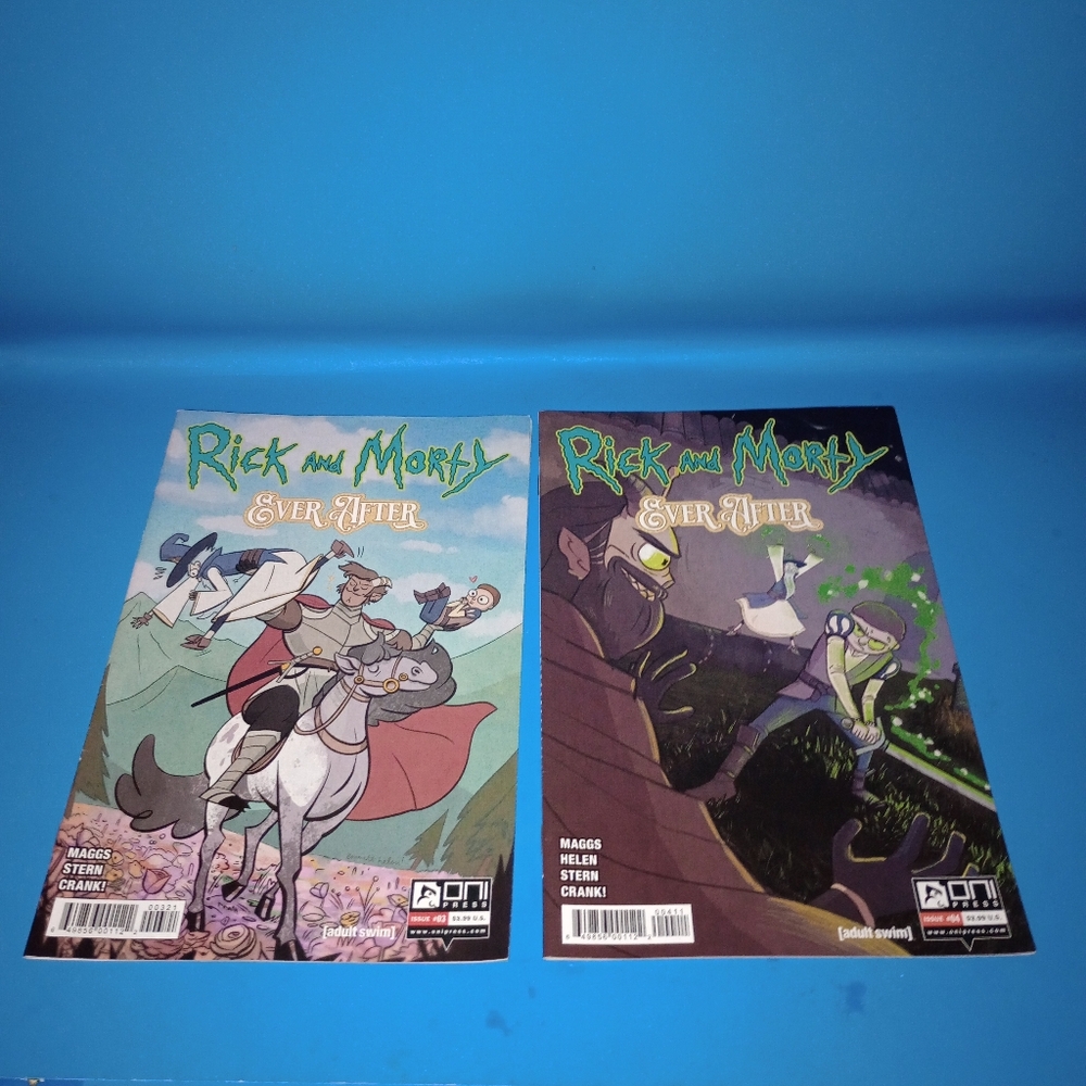 Rick & Morty Ever After Comics #3 And #4 Oni Press Comics Adult Swim 2020 Mature